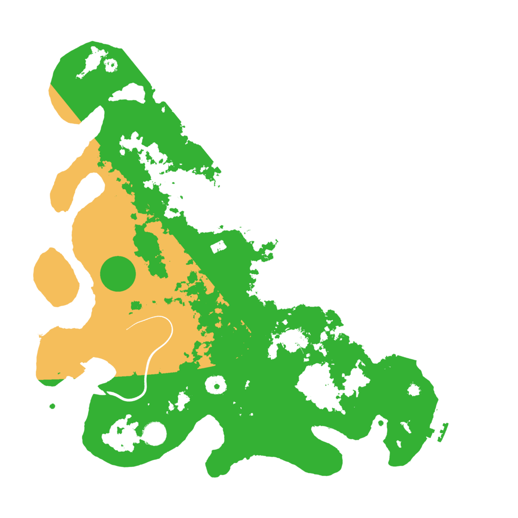 Biome Rust Map: Procedural Map, Size: 3850, Seed: 100444575