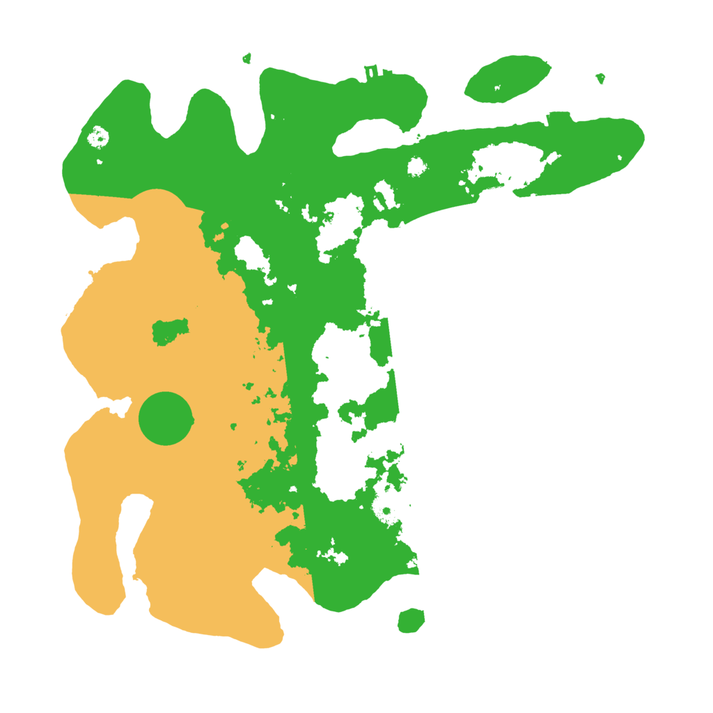 Biome Rust Map: Procedural Map, Size: 3500, Seed: 156547
