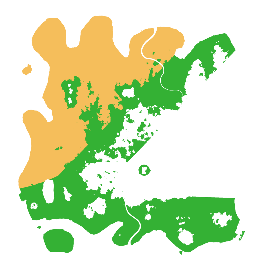 Biome Rust Map: Procedural Map, Size: 3900, Seed: 49099411