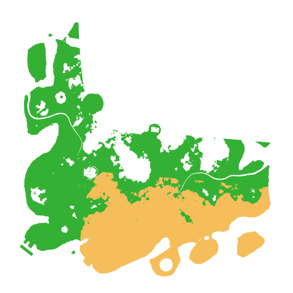 Biome Rust Map: Procedural Map, Size: 3950, Seed: 52452504