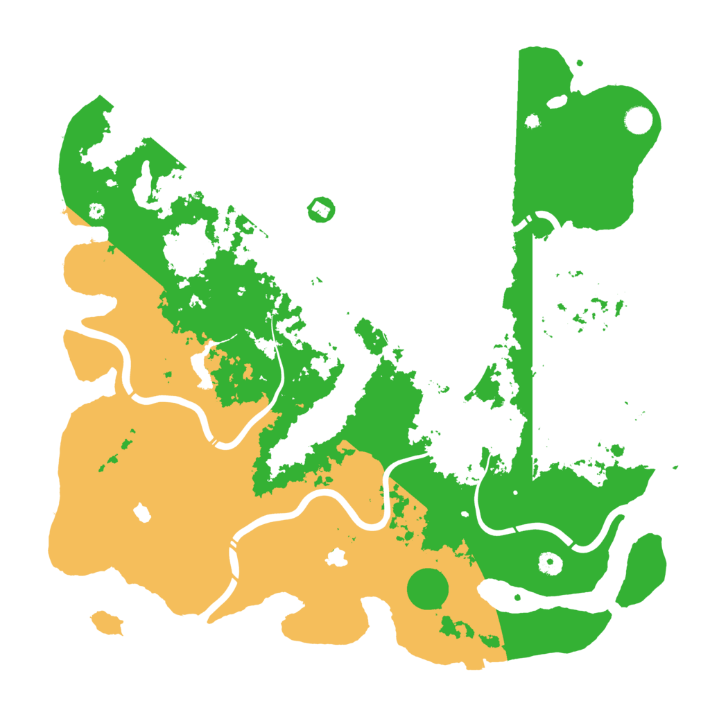Biome Rust Map: Procedural Map, Size: 4500, Seed: 114059789