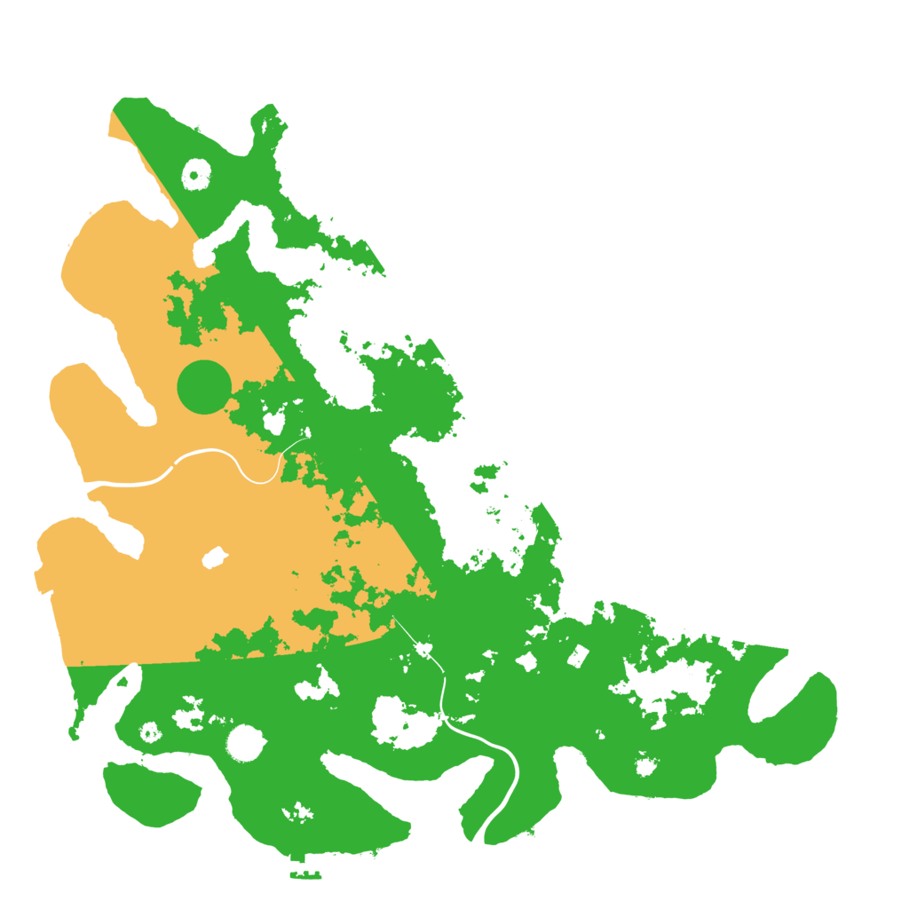 Biome Rust Map: Procedural Map, Size: 4400, Seed: 2359814