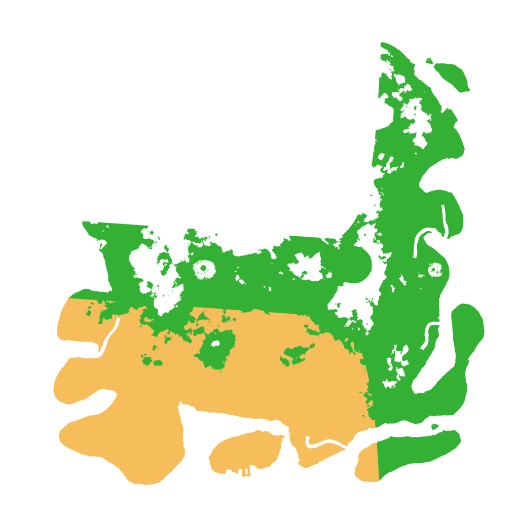 Biome Rust Map: Procedural Map, Size: 3700, Seed: 744477704