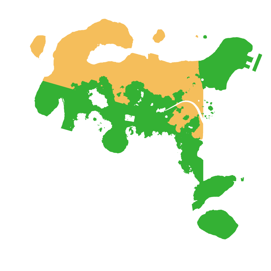 Biome Rust Map: Procedural Map, Size: 3000, Seed: 1088753225