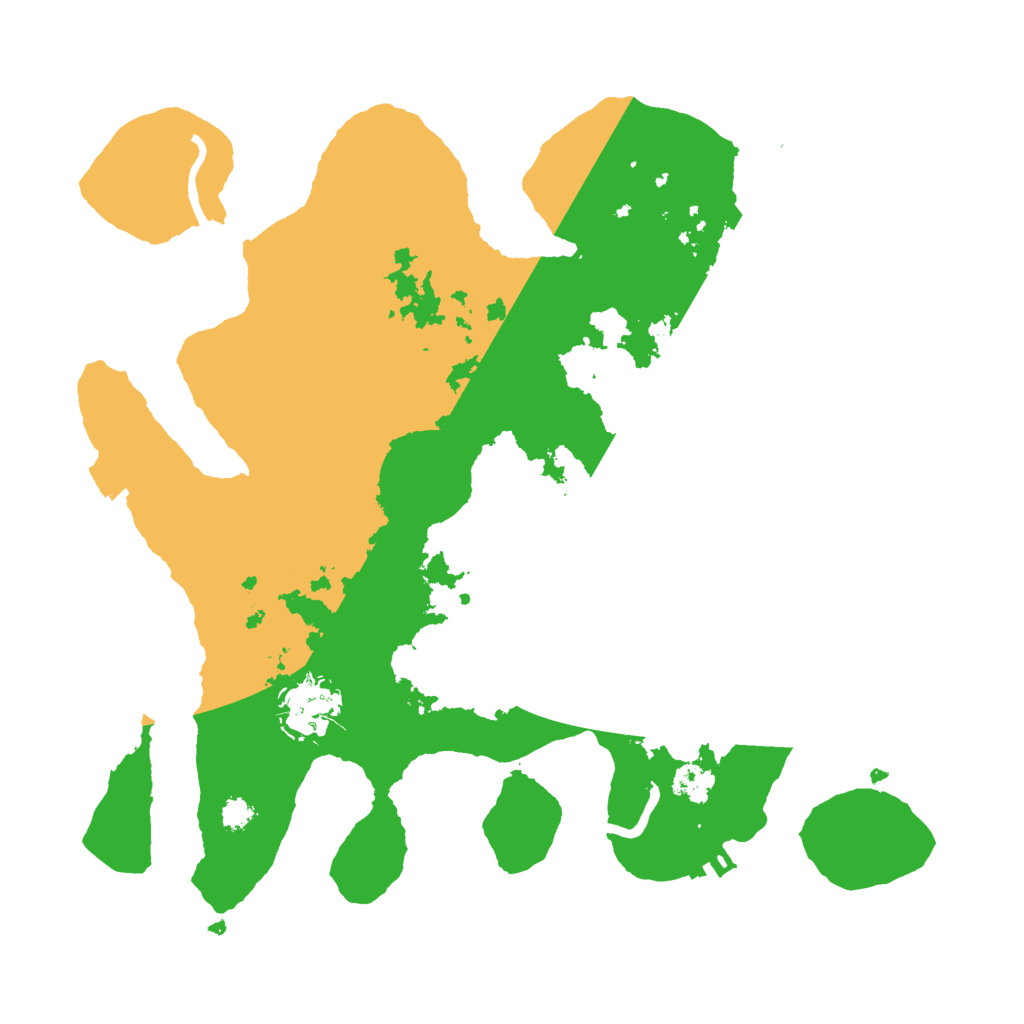 Biome Rust Map: Procedural Map, Size: 3000, Seed: 578905890