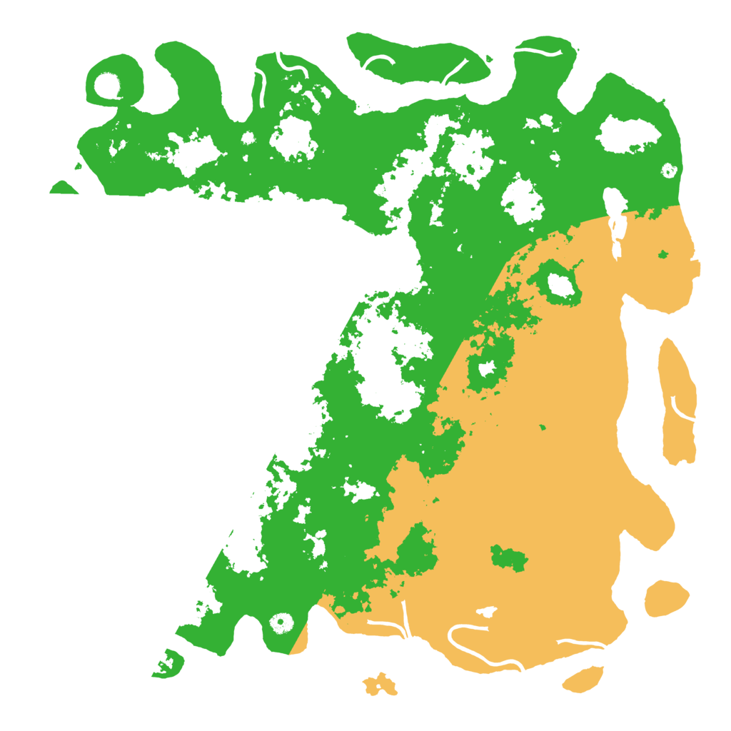 Biome Rust Map: Procedural Map, Size: 5000, Seed: 3214