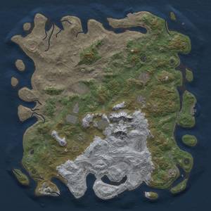 Thumbnail Rust Map: Procedural Map, Size: 5000, Seed: 1471882839, 19 Monuments