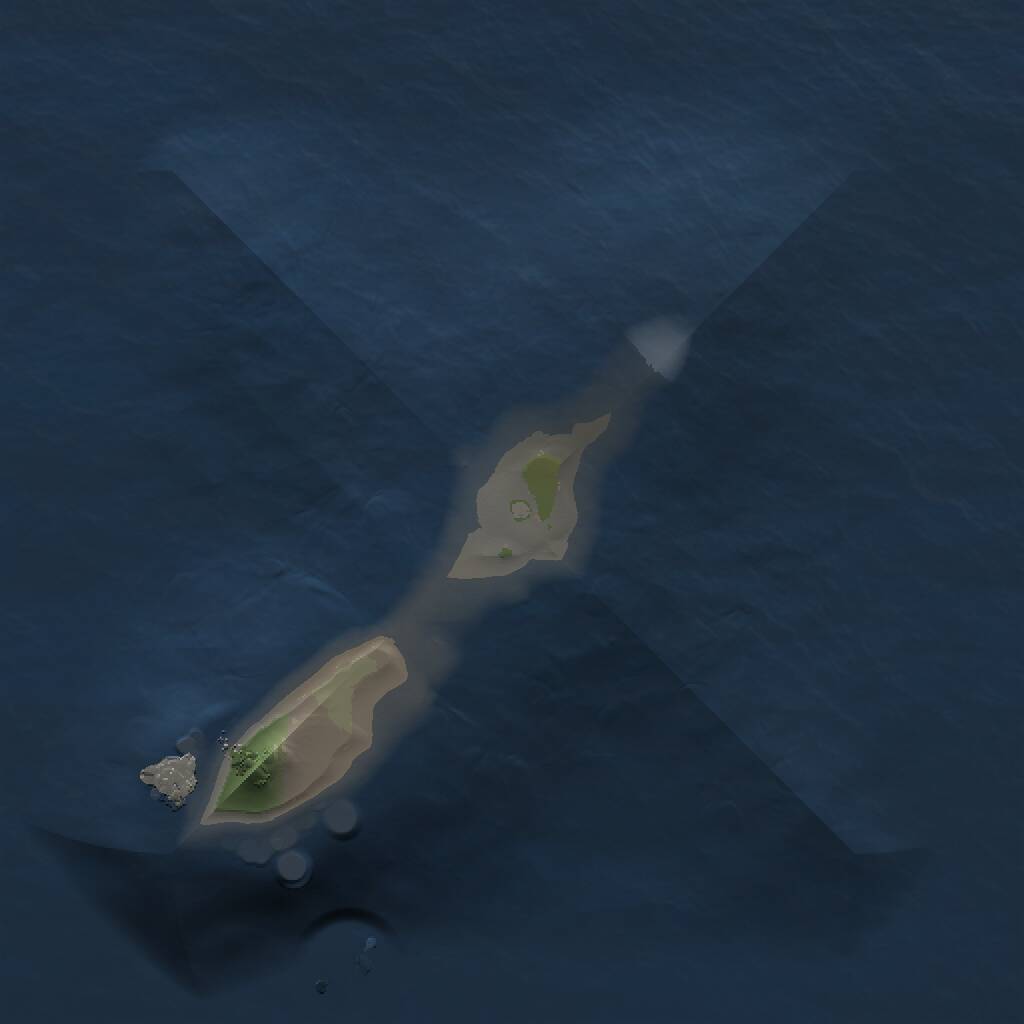 Rust Map: Procedural Map, Size: 1000, Seed: 304729150, 1 Monuments