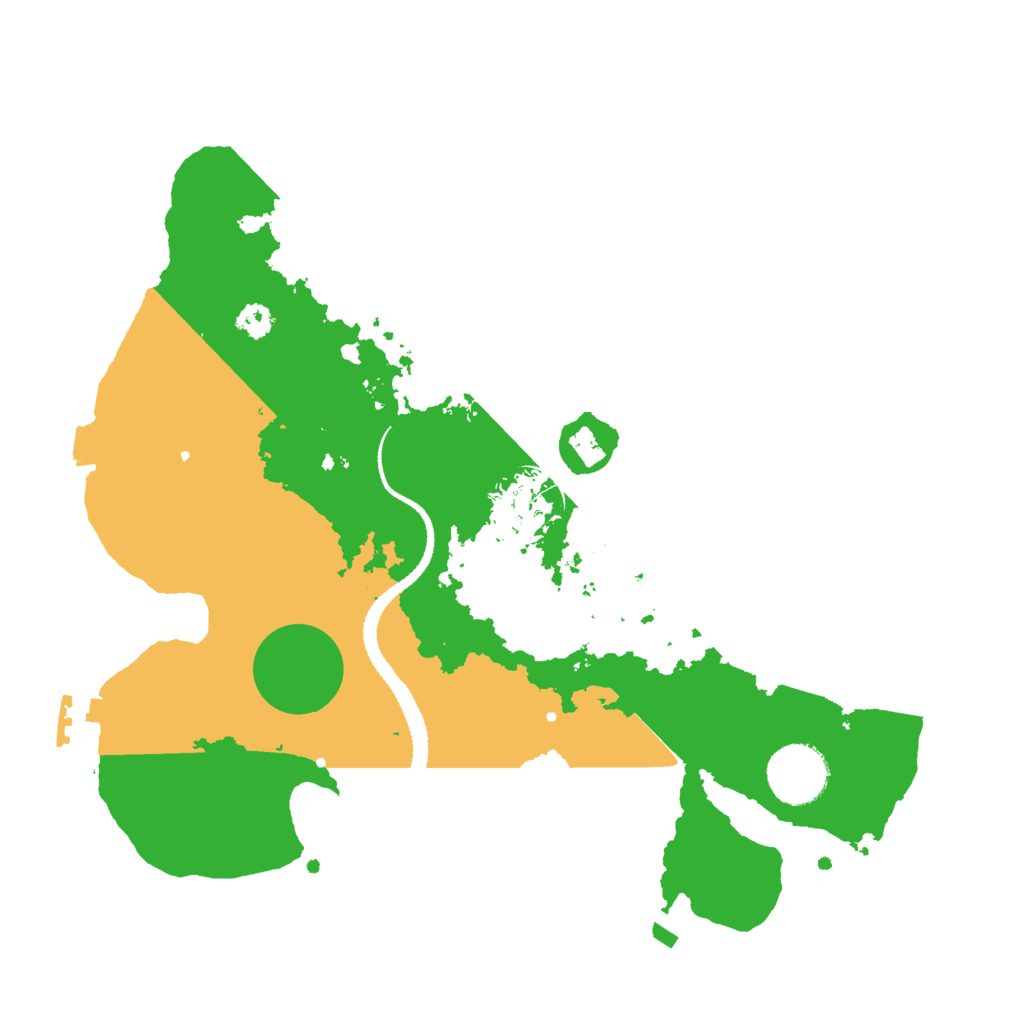 Biome Rust Map: Procedural Map, Size: 3000, Seed: 906839886