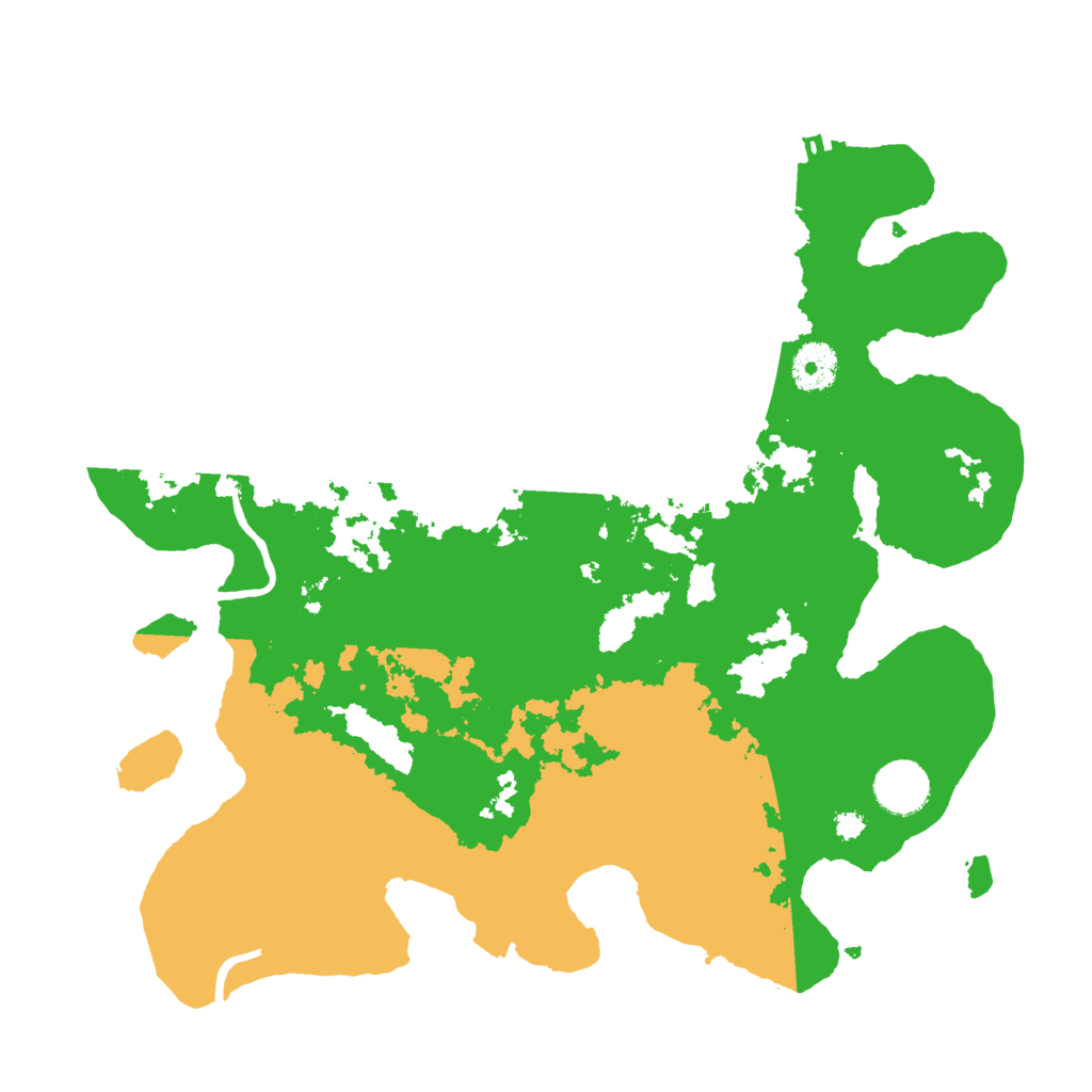 Biome Rust Map: Procedural Map, Size: 3500, Seed: 576780453
