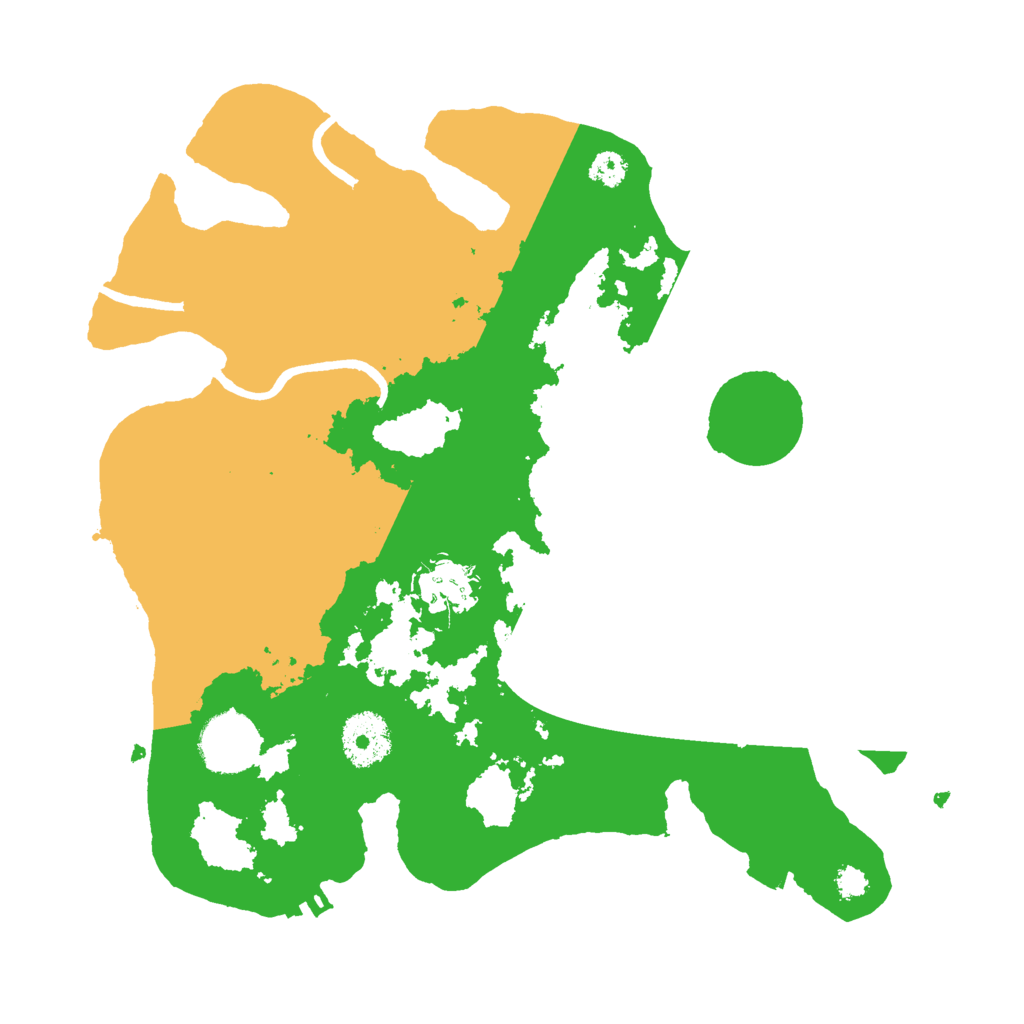 Biome Rust Map: Procedural Map, Size: 3000, Seed: 12375498
