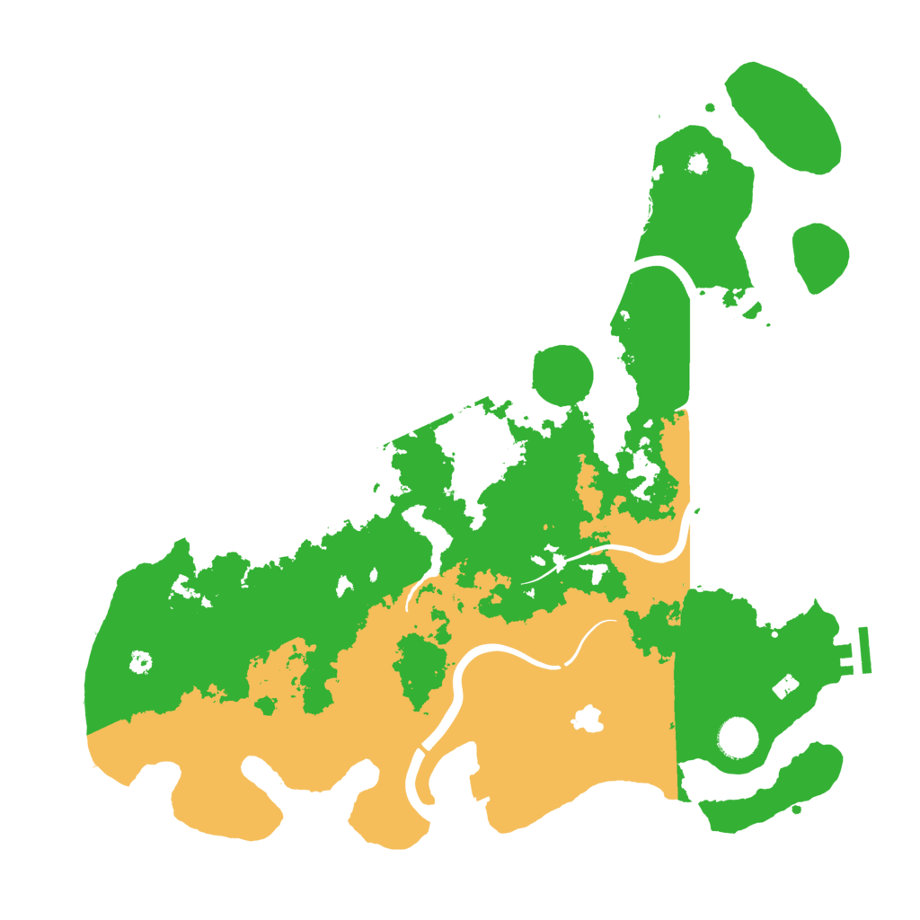 Biome Rust Map: Procedural Map, Size: 4000, Seed: 8769876