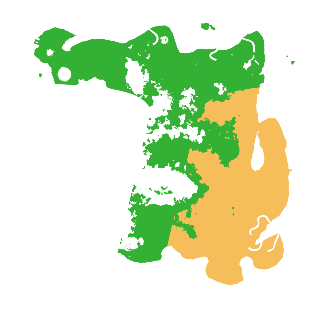 Biome Rust Map: Procedural Map, Size: 4096, Seed: 1000