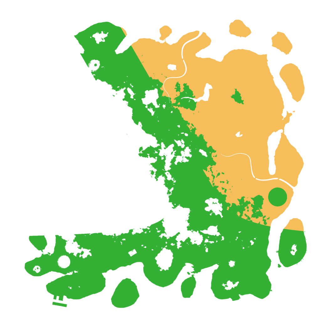 Biome Rust Map: Procedural Map, Size: 4500, Seed: 1593885759