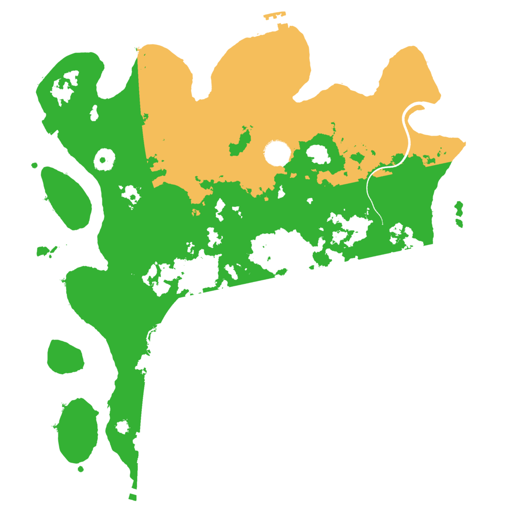 Biome Rust Map: Procedural Map, Size: 3500, Seed: 69538518