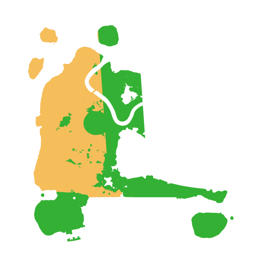 Biome Rust Map: Procedural Map, Size: 3000, Seed: 1647537323