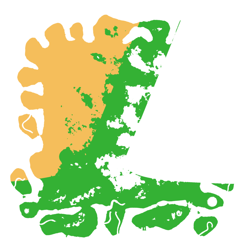 Biome Rust Map: Procedural Map, Size: 4500, Seed: 1260910836