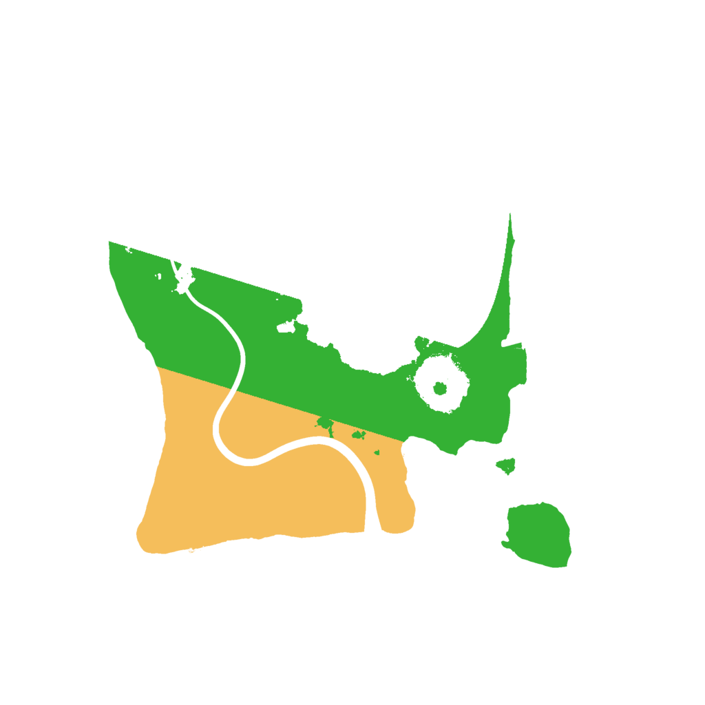 Biome Rust Map: Procedural Map, Size: 2000, Seed: 1398173060