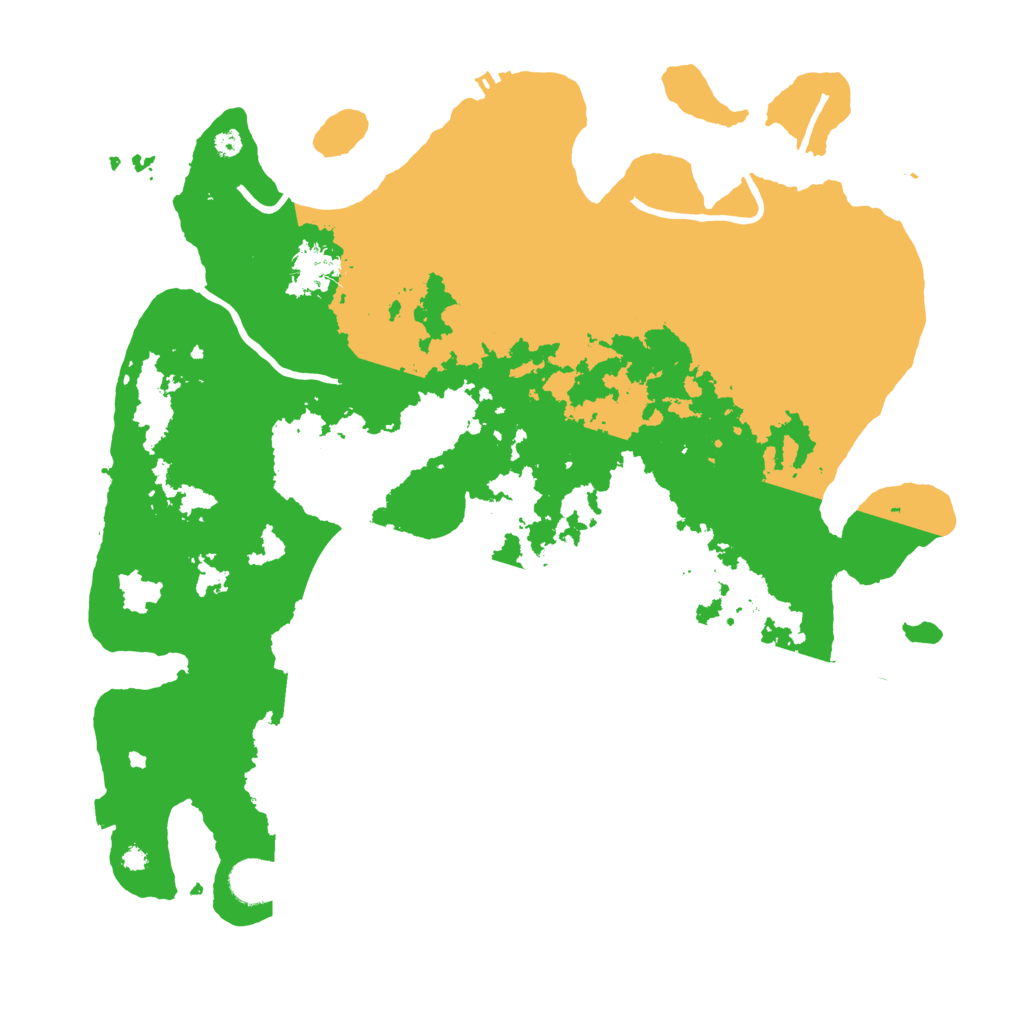 Biome Rust Map: Procedural Map, Size: 3900, Seed: 68942668