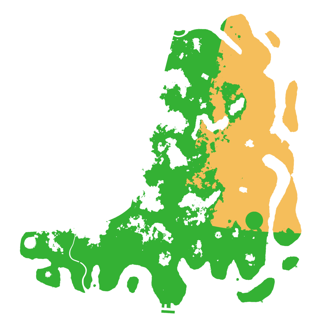 Biome Rust Map: Procedural Map, Size: 4800, Seed: 95993446