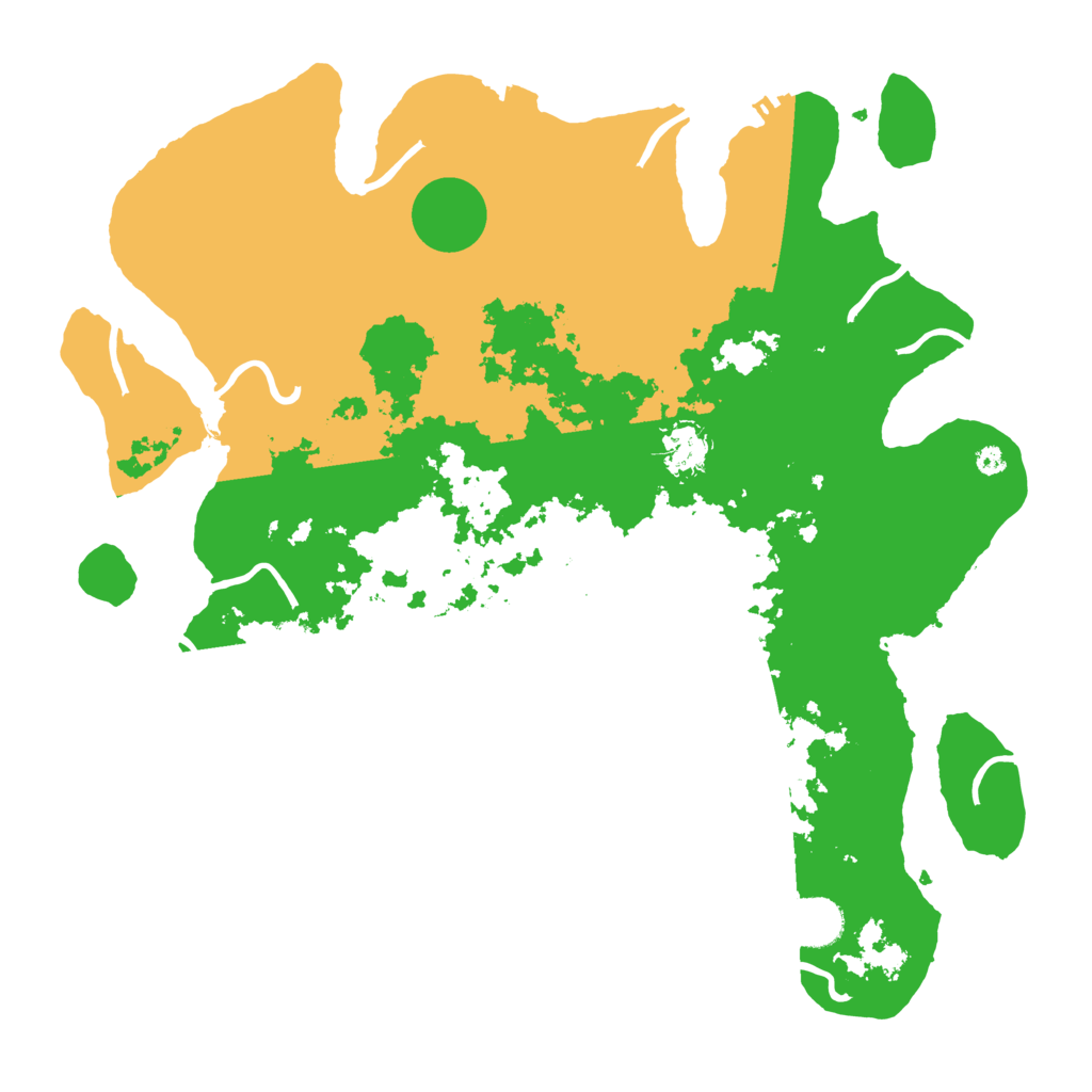 Biome Rust Map: Procedural Map, Size: 3850, Seed: 91220275