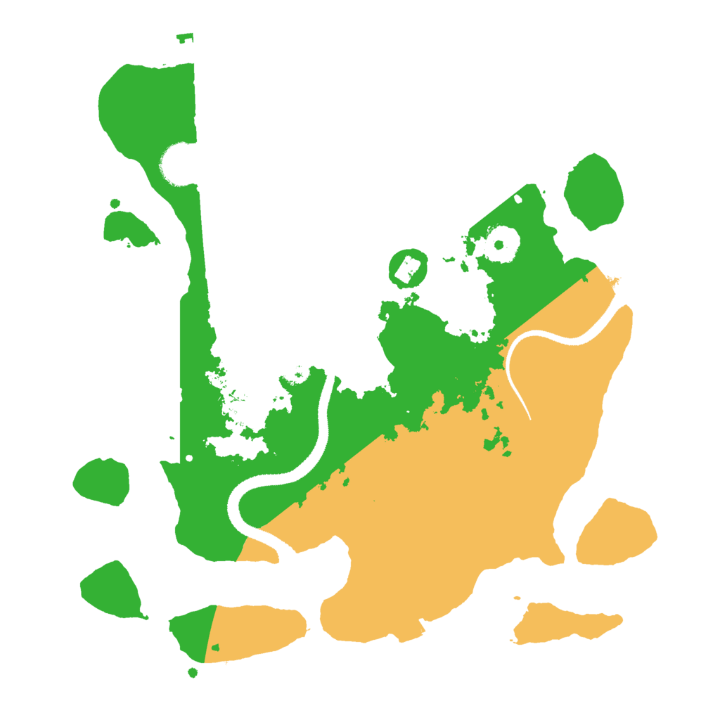 Biome Rust Map: Procedural Map, Size: 3000, Seed: 1496885498