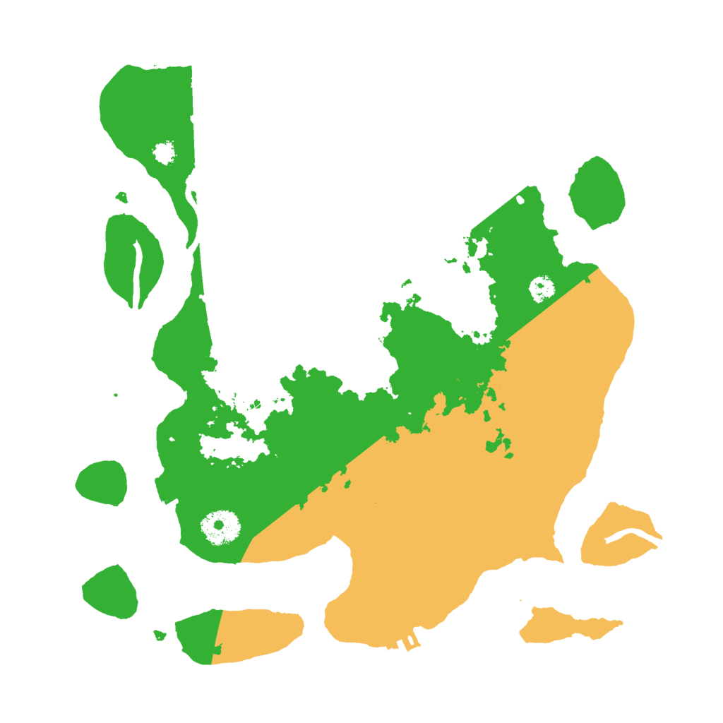 Biome Rust Map: Procedural Map, Size: 3000, Seed: 1496885498