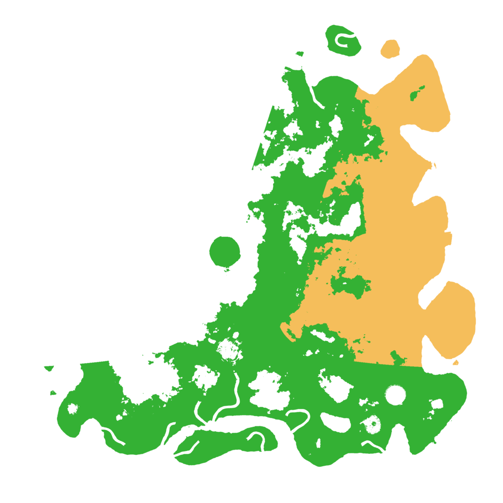 Biome Rust Map: Procedural Map, Size: 4400, Seed: 63681643