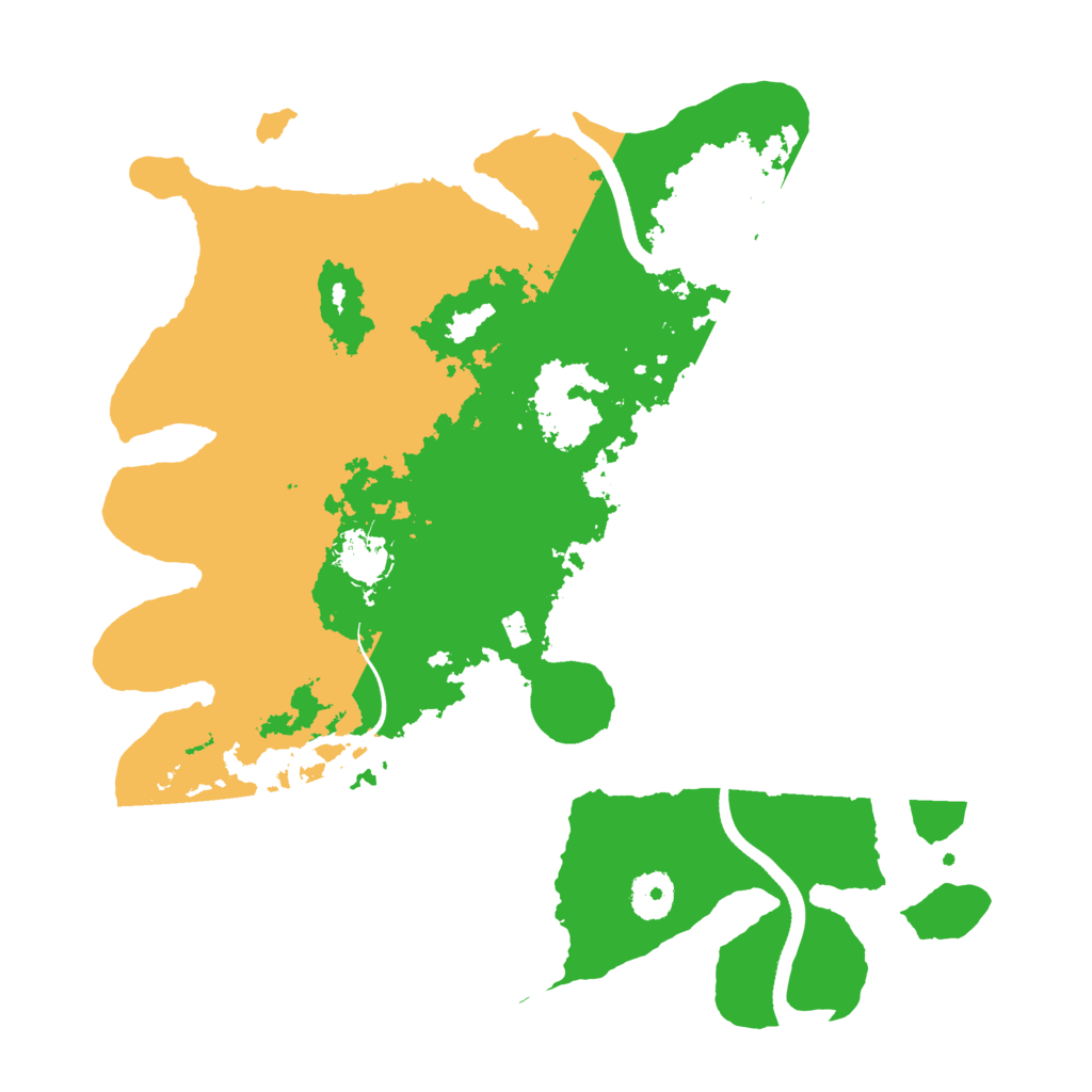 Biome Rust Map: Procedural Map, Size: 3550, Seed: 79473499