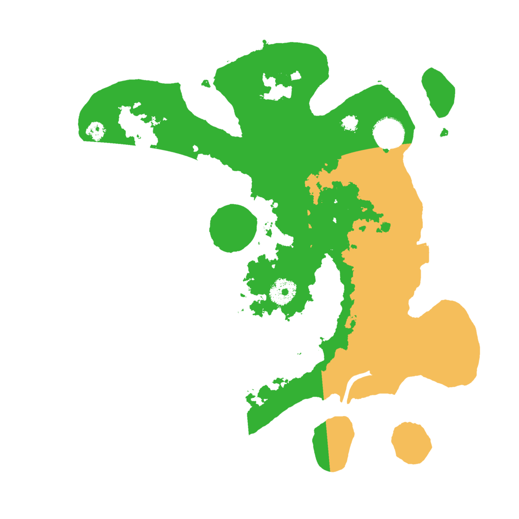 Biome Rust Map: Procedural Map, Size: 3000, Seed: 1378615564