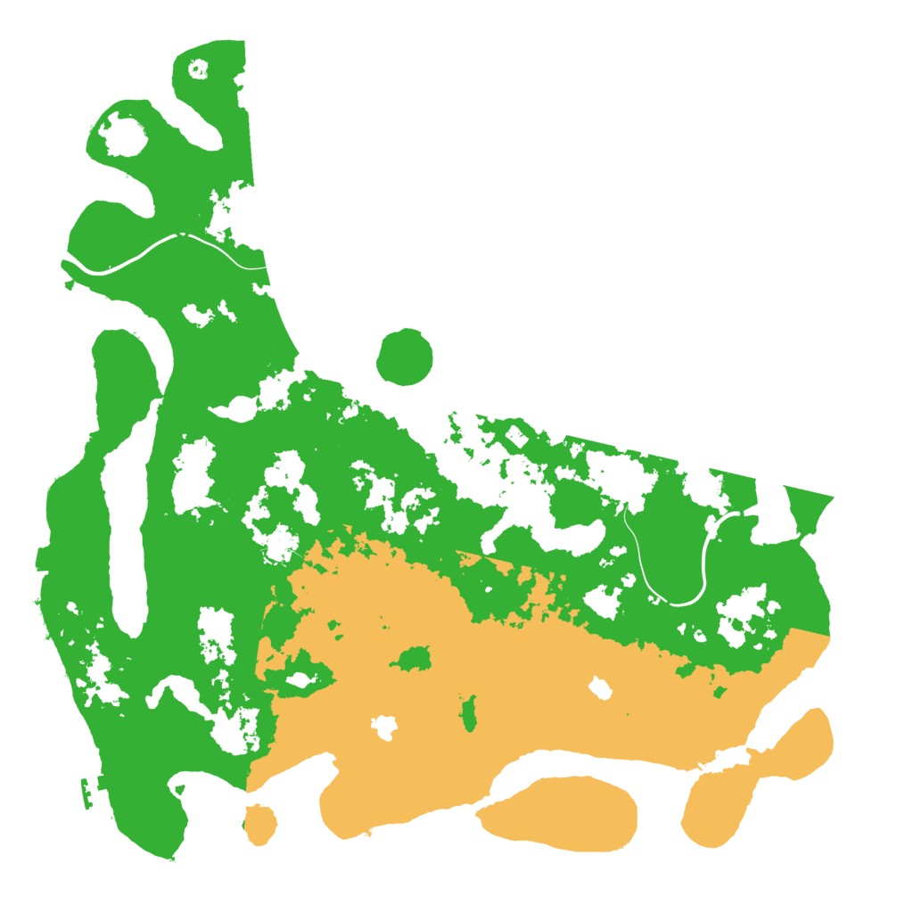 Biome Rust Map: Procedural Map, Size: 4500, Seed: 443419974