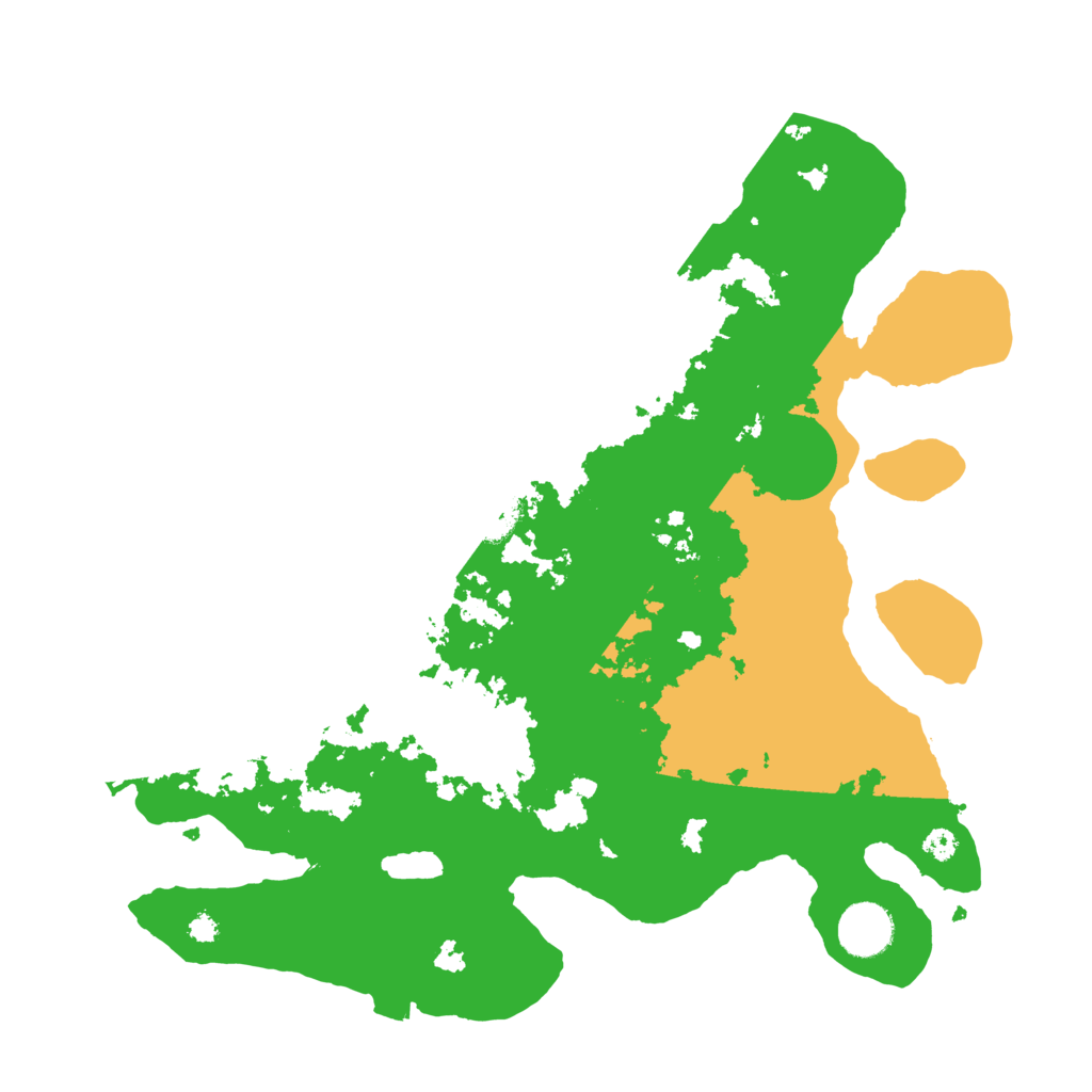 Biome Rust Map: Procedural Map, Size: 3500, Seed: 29013445