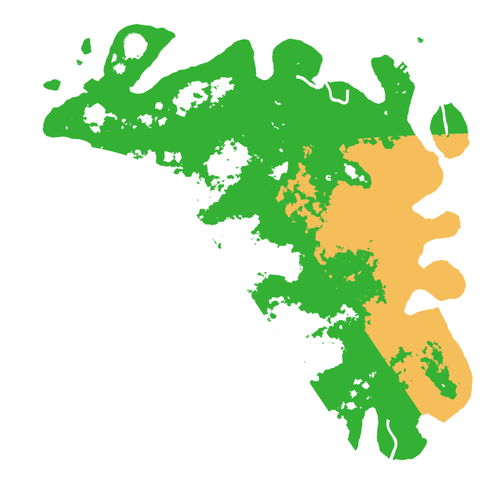 Biome Rust Map: Procedural Map, Size: 4250, Seed: 497294259