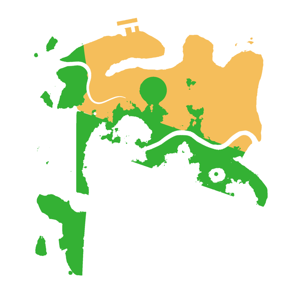 Biome Rust Map: Procedural Map, Size: 3000, Seed: 541545546