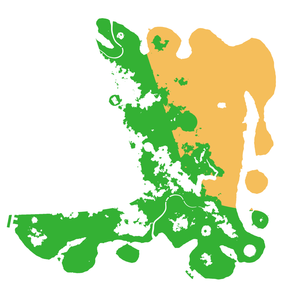 Biome Rust Map: Procedural Map, Size: 4250, Seed: 127891365