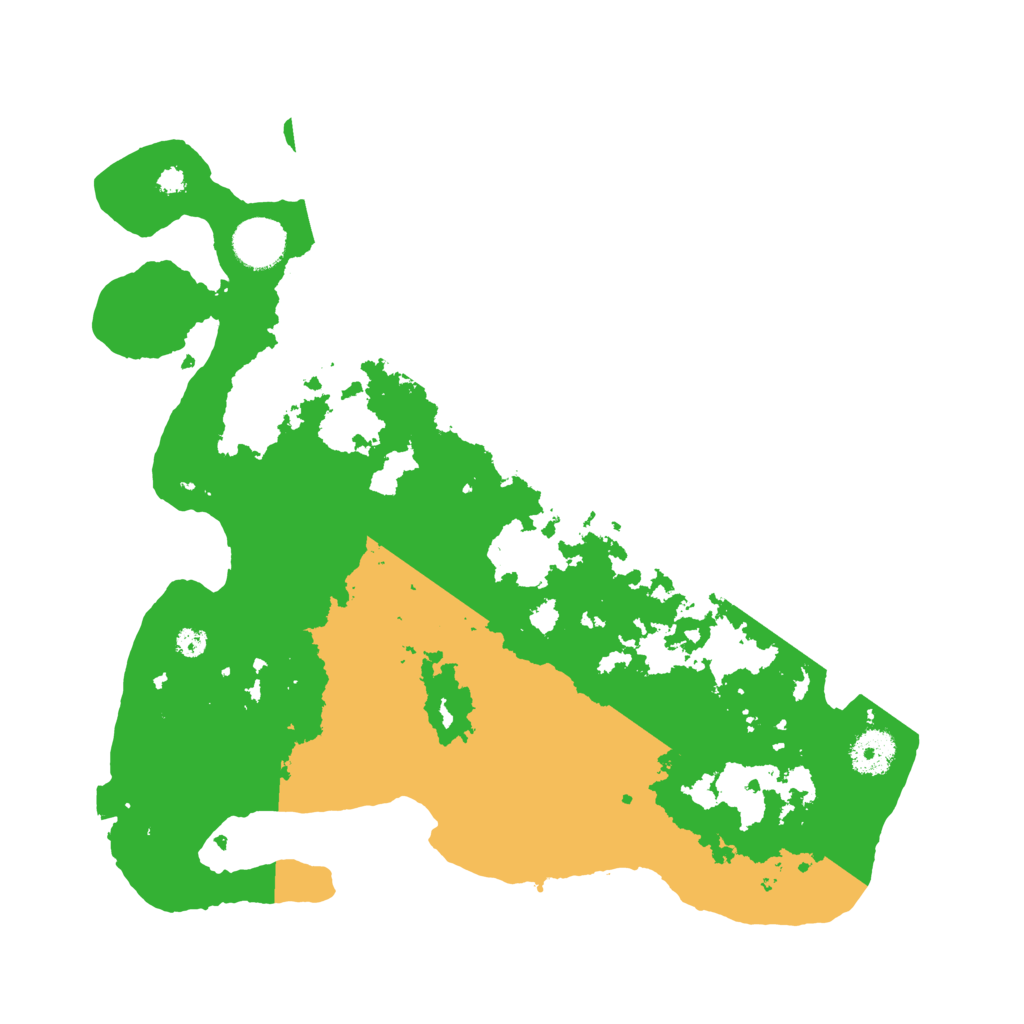 Biome Rust Map: Procedural Map, Size: 3500, Seed: 794957243