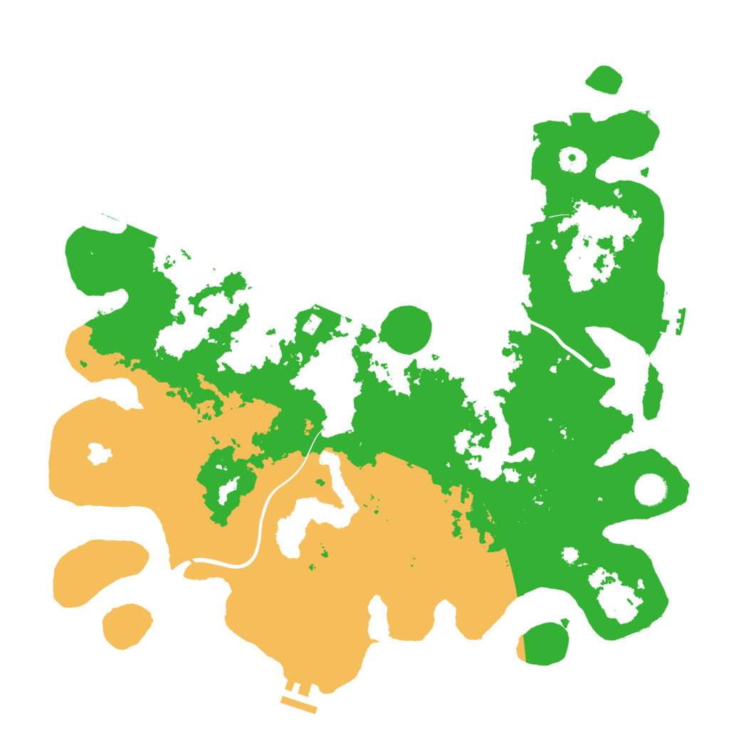 Biome Rust Map: Procedural Map, Size: 4000, Seed: 349241212