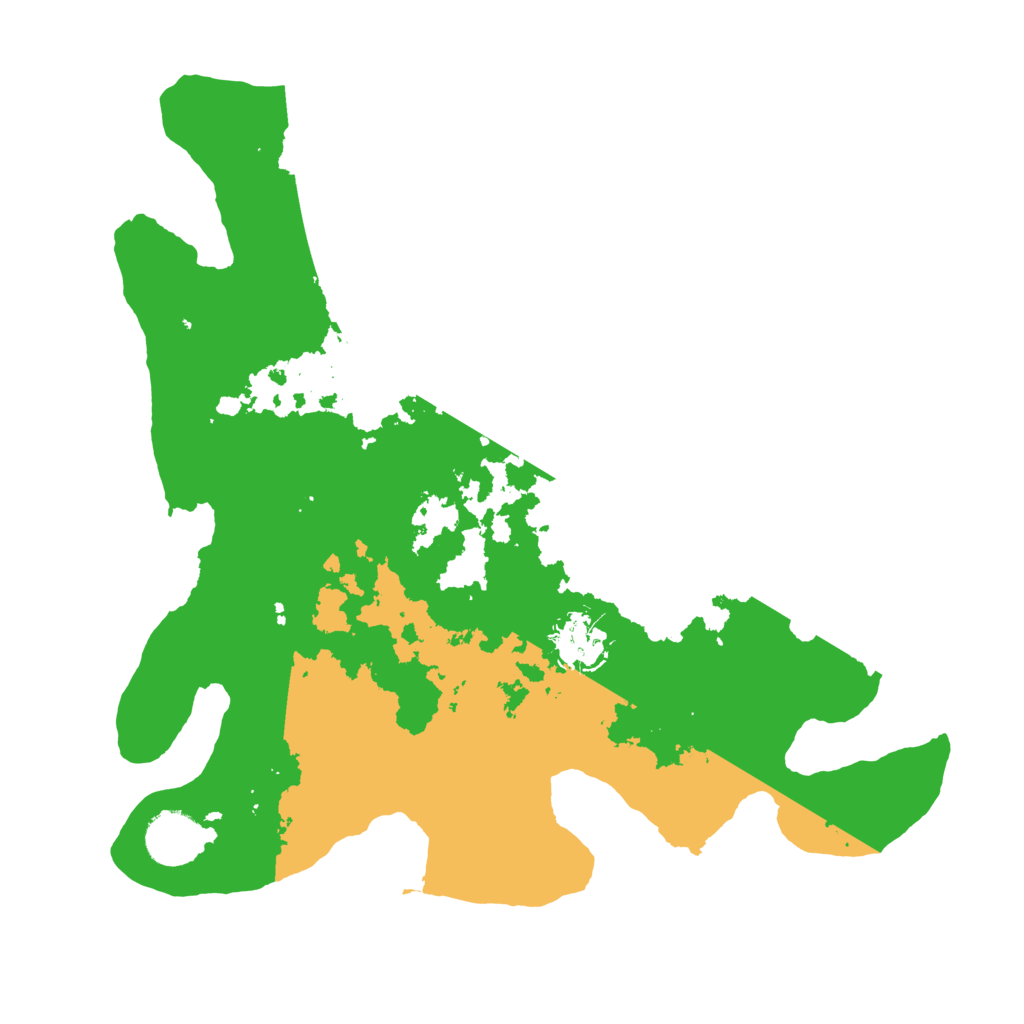 Biome Rust Map: Barren, Size: 3300, Seed: 459590543