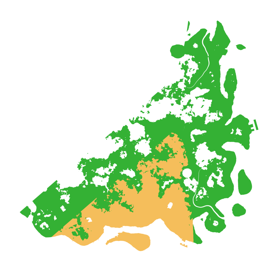 Biome Rust Map: Procedural Map, Size: 5000, Seed: 67681
