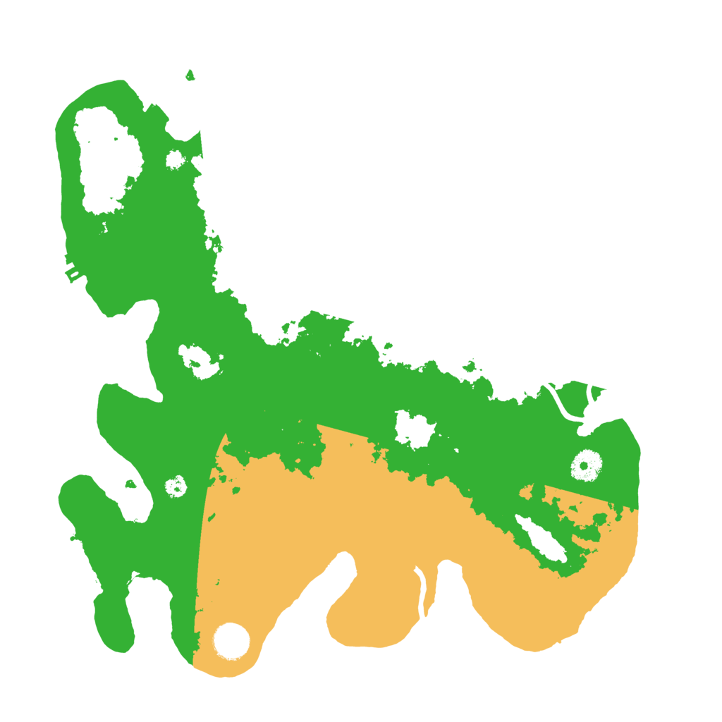 Biome Rust Map: Procedural Map, Size: 3500, Seed: 408153147