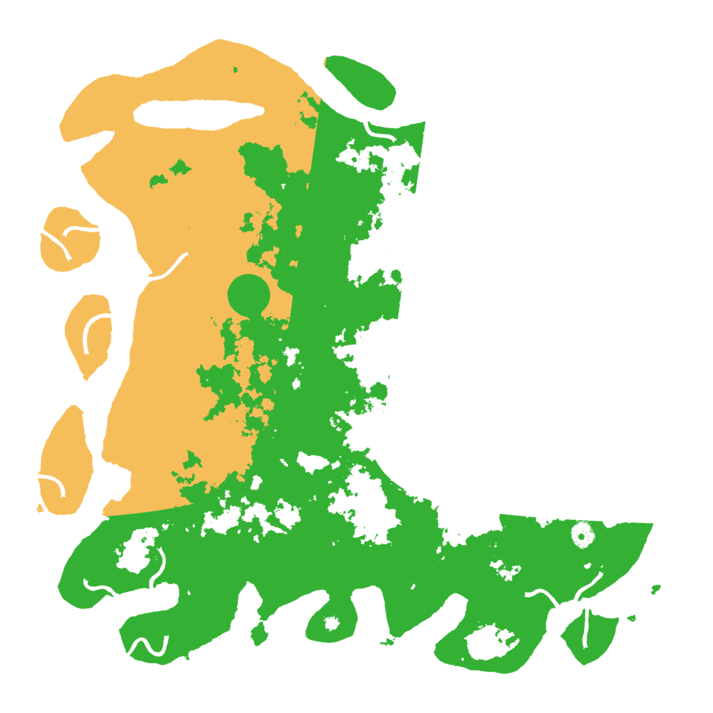 Biome Rust Map: Procedural Map, Size: 4500, Seed: 609775633