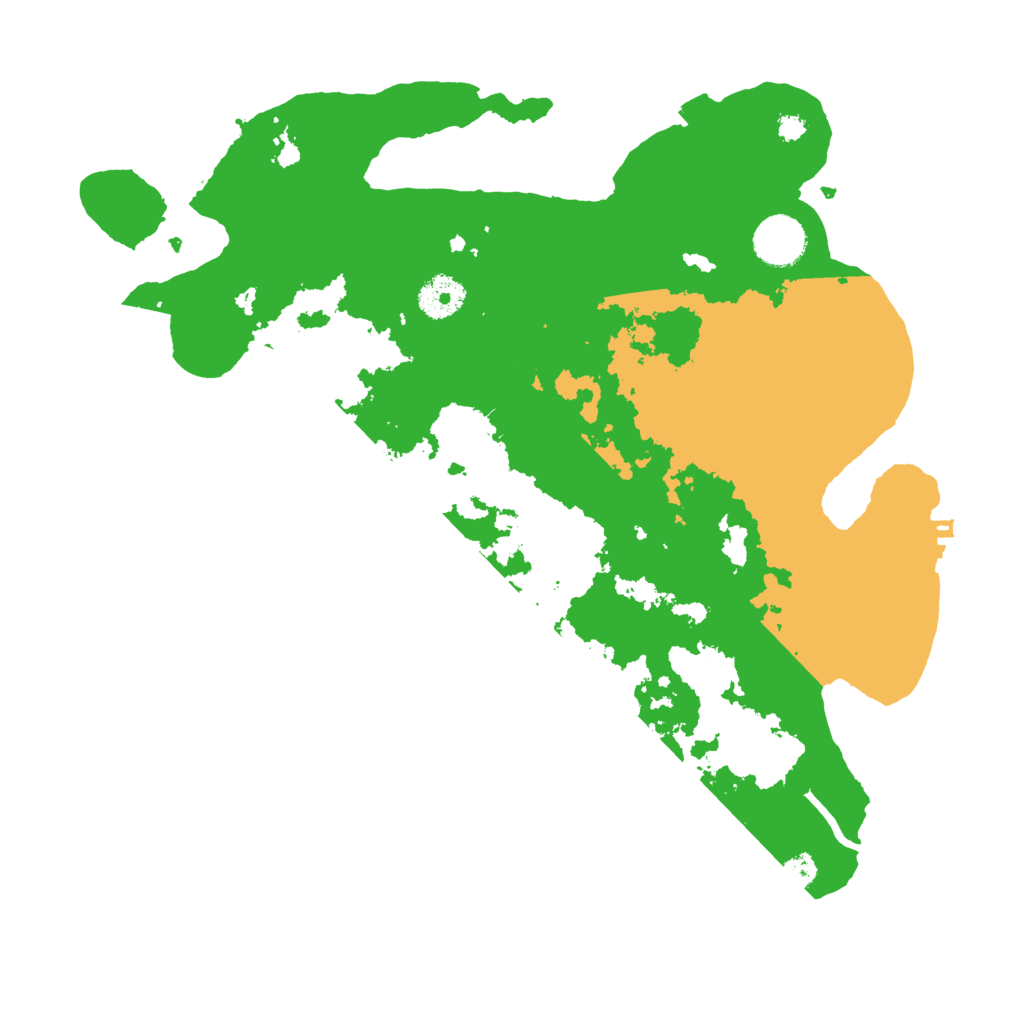 Biome Rust Map: Procedural Map, Size: 3500, Seed: 729758740