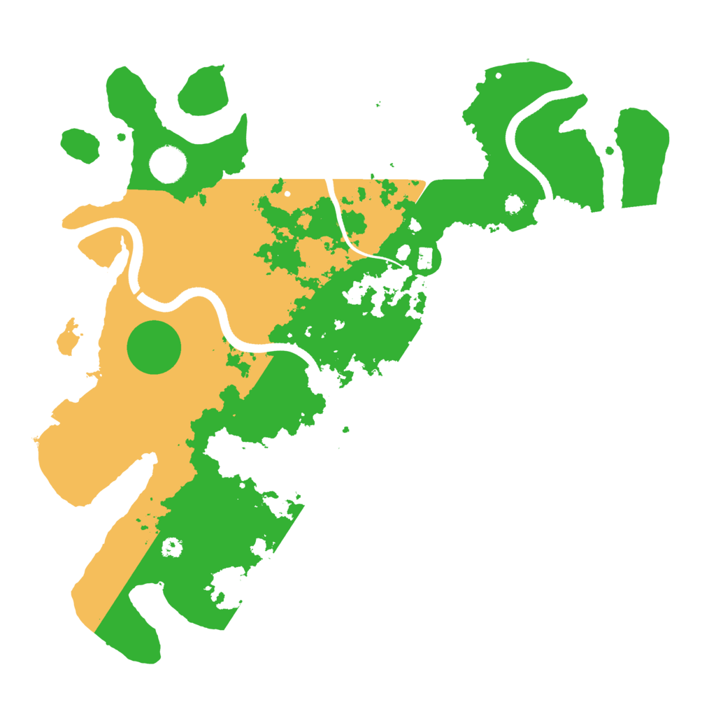 Biome Rust Map: Procedural Map, Size: 3500, Seed: 1582591530