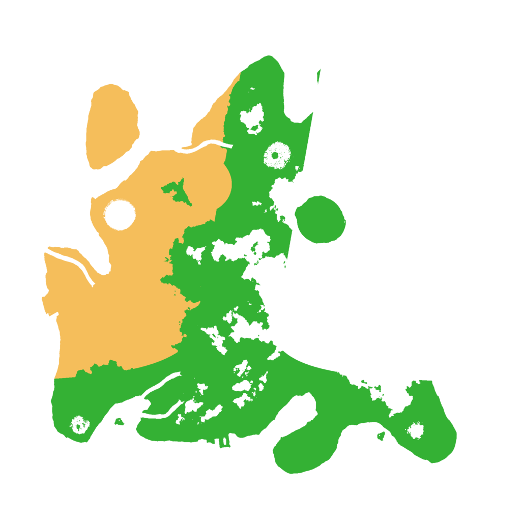 Biome Rust Map: Procedural Map, Size: 3000, Seed: 5124