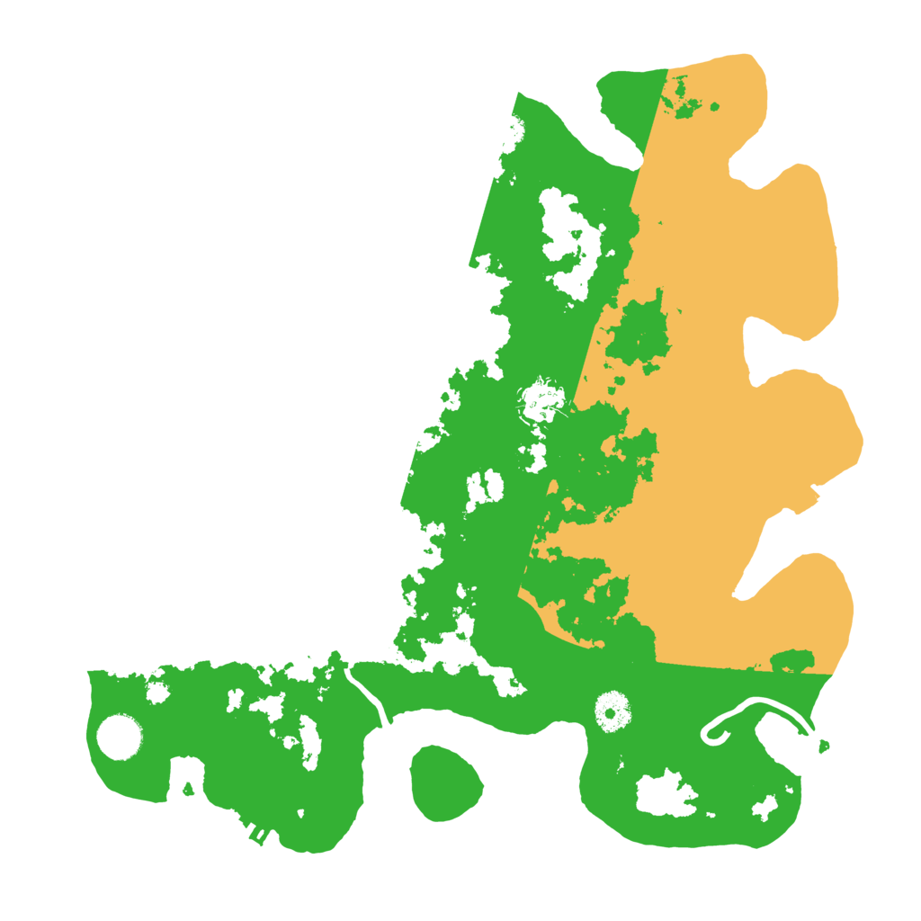 Biome Rust Map: Procedural Map, Size: 3600, Seed: 8727852