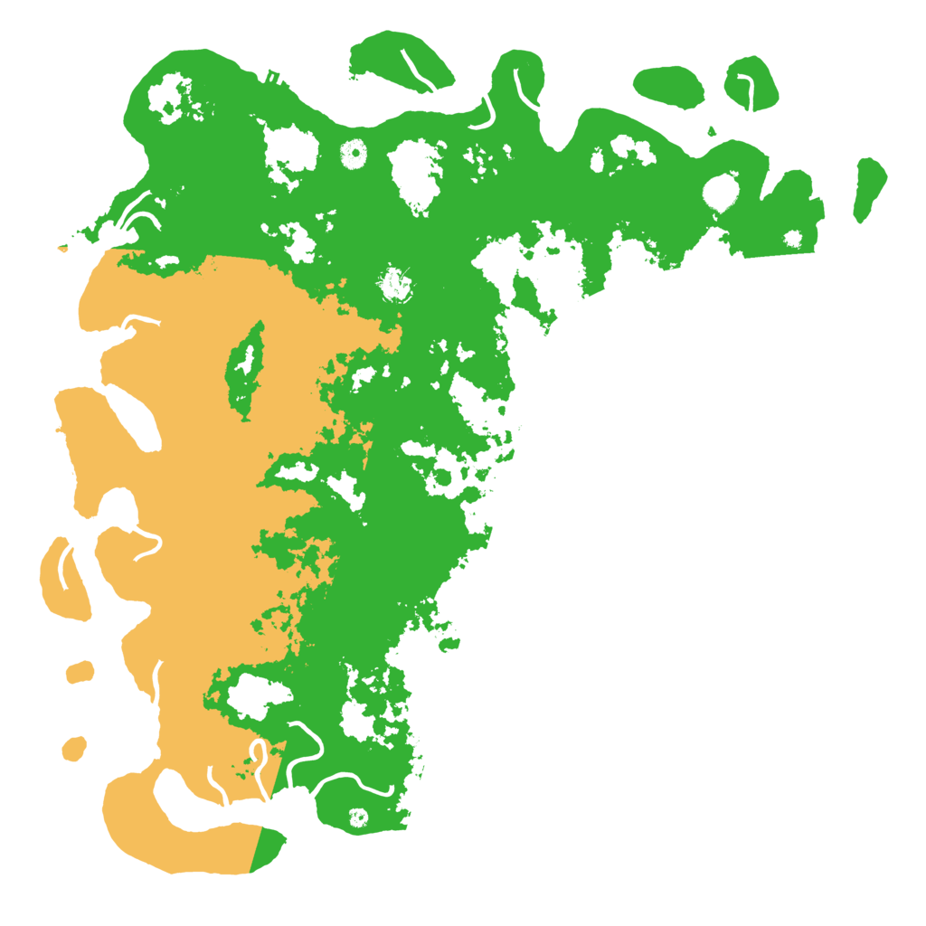 Biome Rust Map: Procedural Map, Size: 4850, Seed: 3500