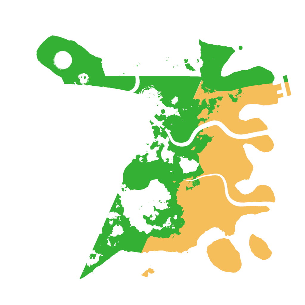 Biome Rust Map: Procedural Map, Size: 3000, Seed: 17674
