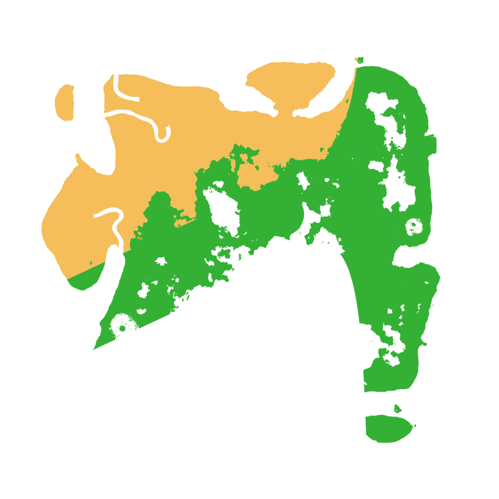 Biome Rust Map: Procedural Map, Size: 3000, Seed: 6958184