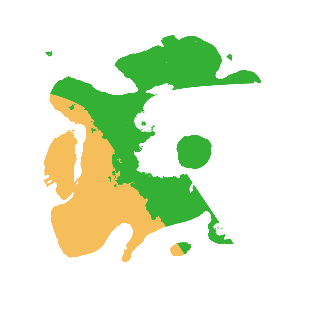 Biome Rust Map: Procedural Map, Size: 2500, Seed: 229664906