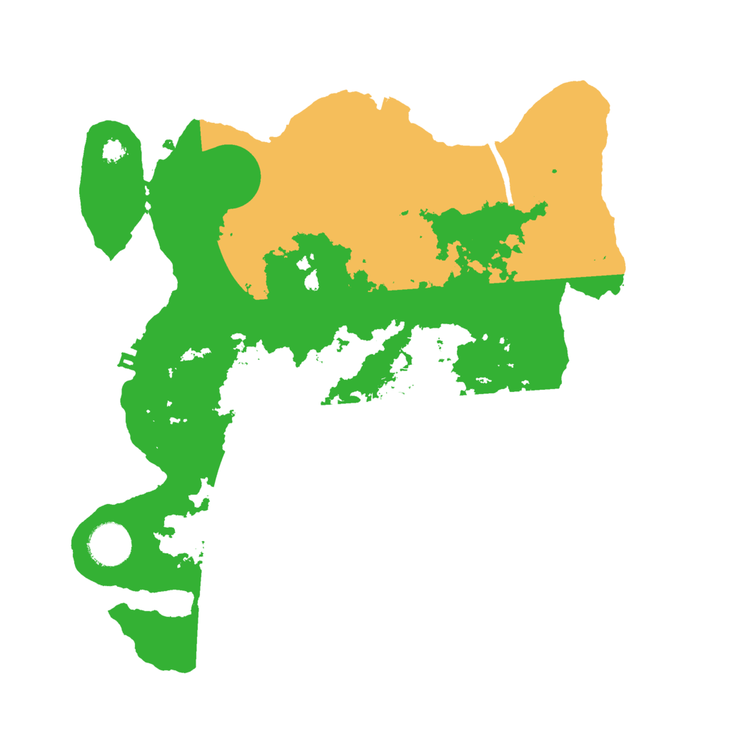 Biome Rust Map: Procedural Map, Size: 3000, Seed: 31260